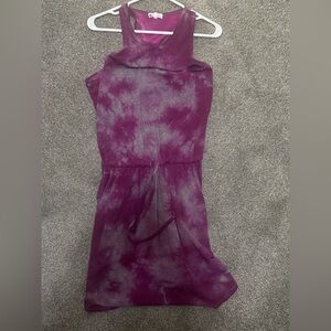 Sundry for Evereve Plum Tie-Dye Mini Dress M/2